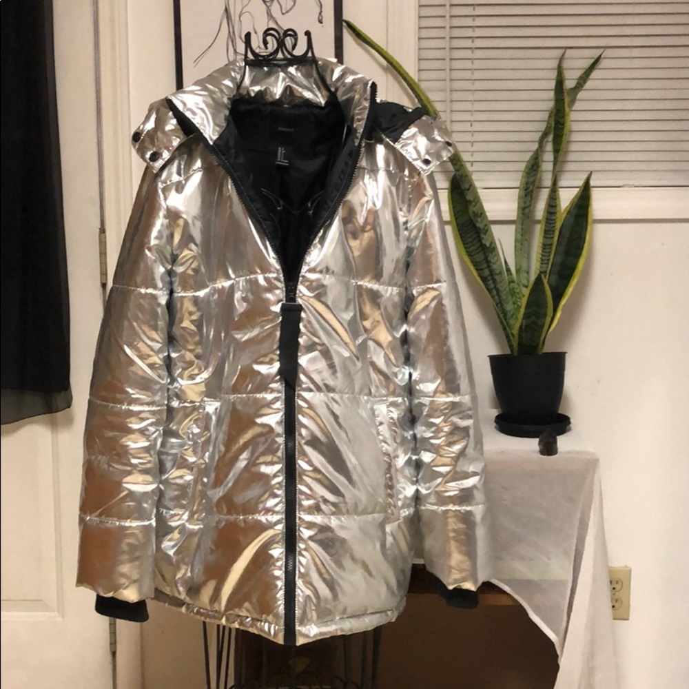 Forever 21 metallic jacket